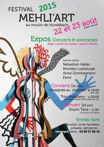 Affiche Mehli'Arts août 2015